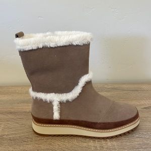 Makenna Water Resistant Taupe Grey Boot